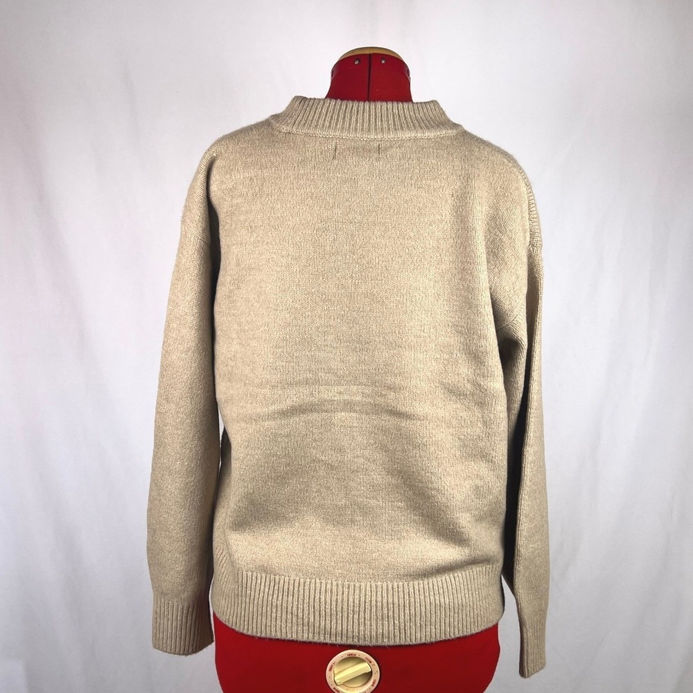 Universal Thread Les Alpes Mountain Graphic Sweater Tan Beige Large New - Picture 3 of 7